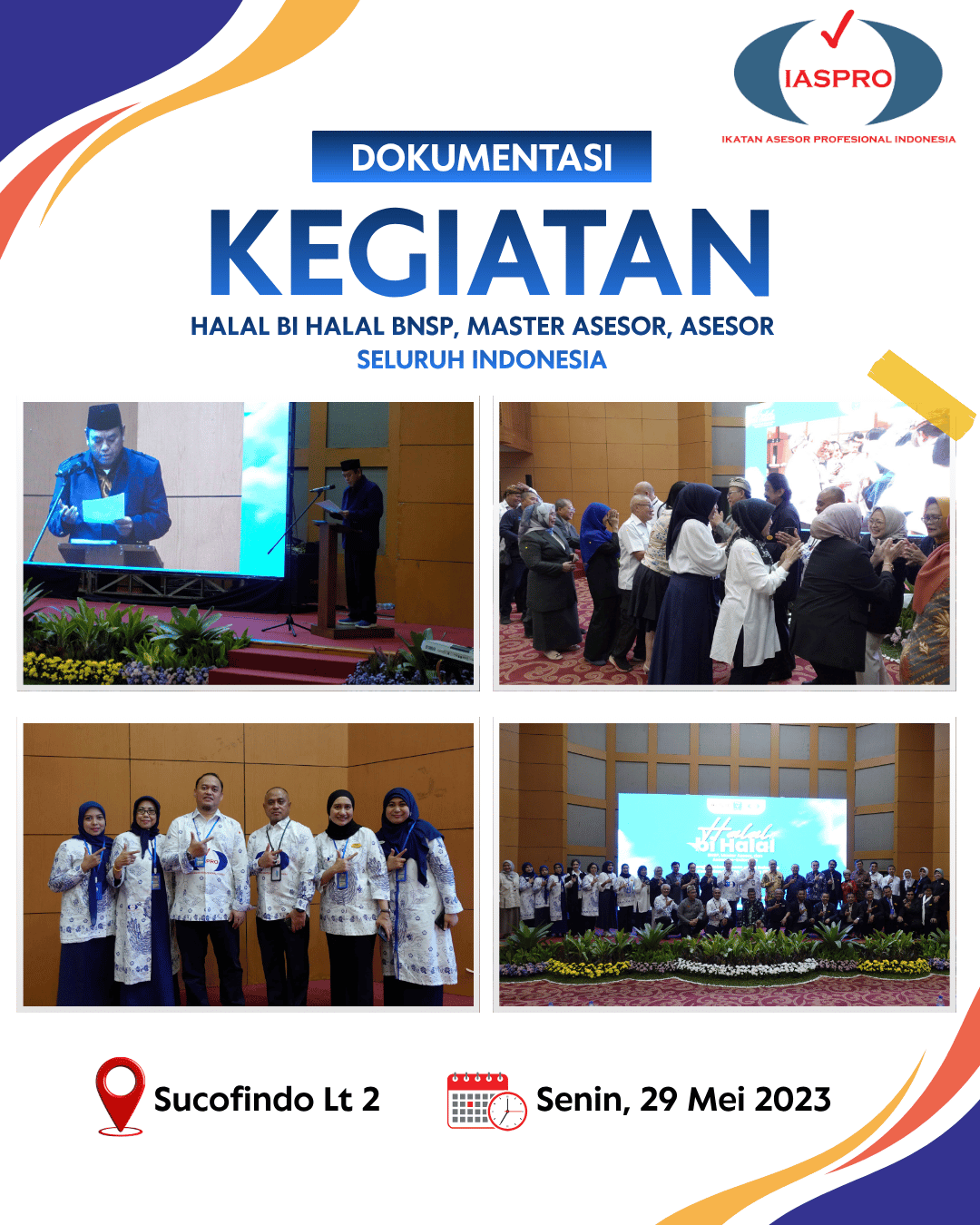 Halal Bi Halal BNSP, Master Asesor, Asesor Seluruh Indonesia