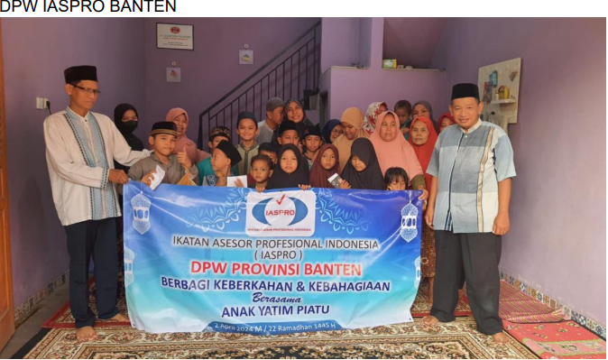 PROGRAM RAMADHAN IASPRO 1445 H – Santunan Anak Yatim di seluruh Indonesia